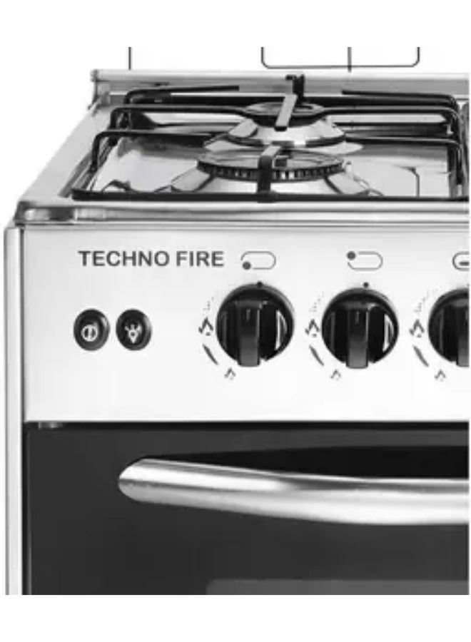 تيكنو بوتاجاز تكنو فاير 4 شعلات ستانلس – حجم عملي للمطابخ - Image 4